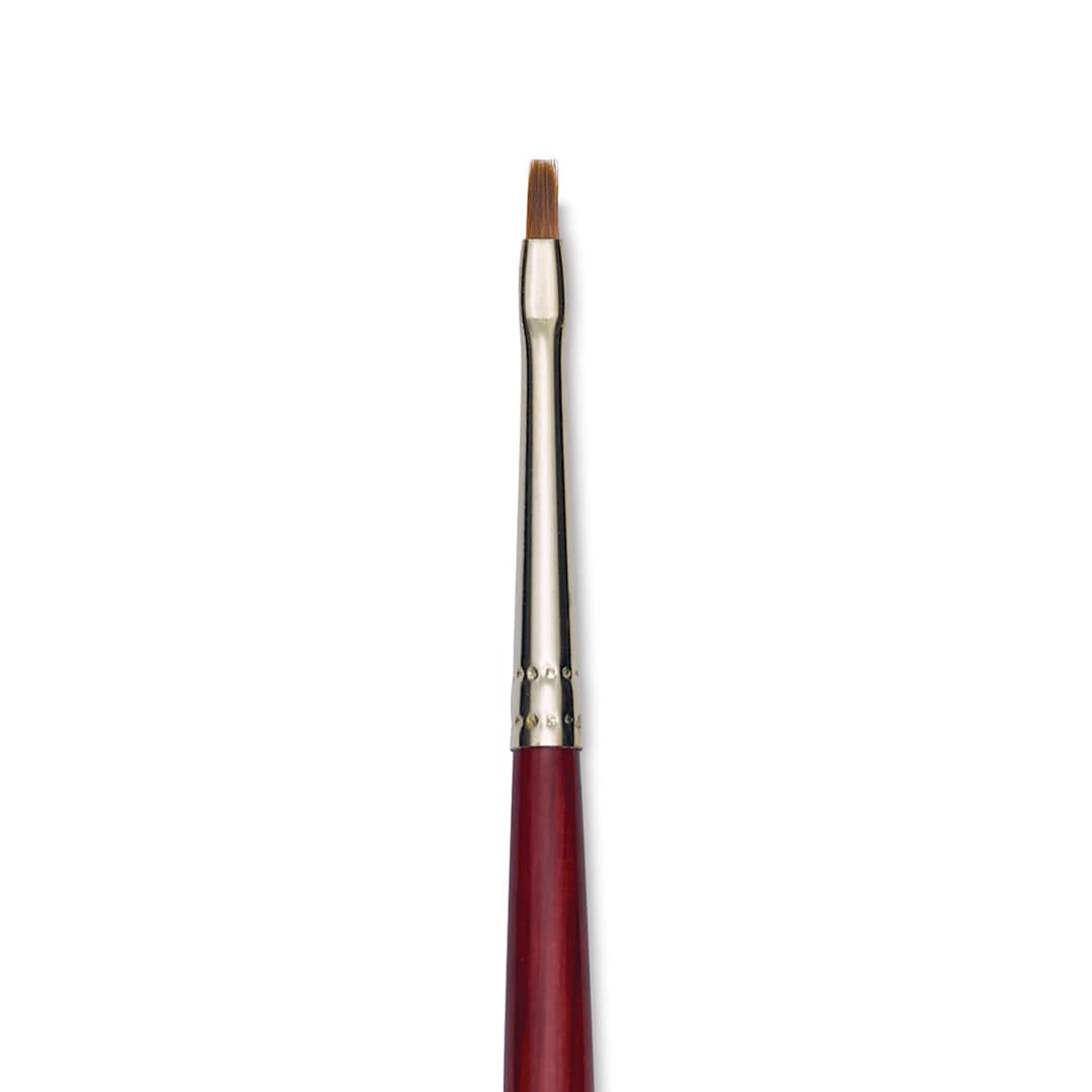 Open in modal - Princeton Synthetic Sable Brush - Bright, Long Handle, 2/0 close up