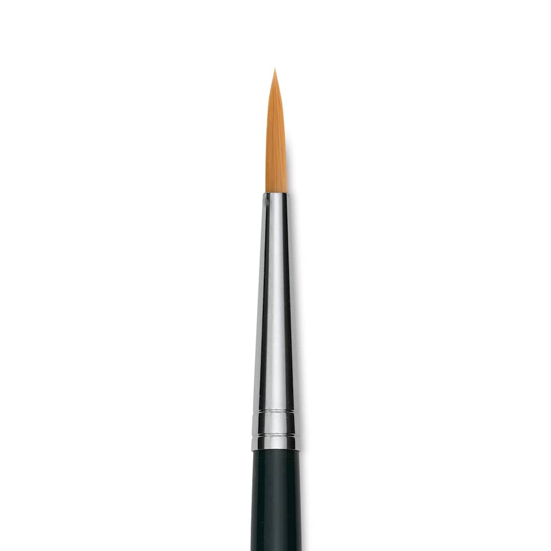 Open in modal - Da Vinci Nova Brush - Round, Long Handle, Size 8 close up