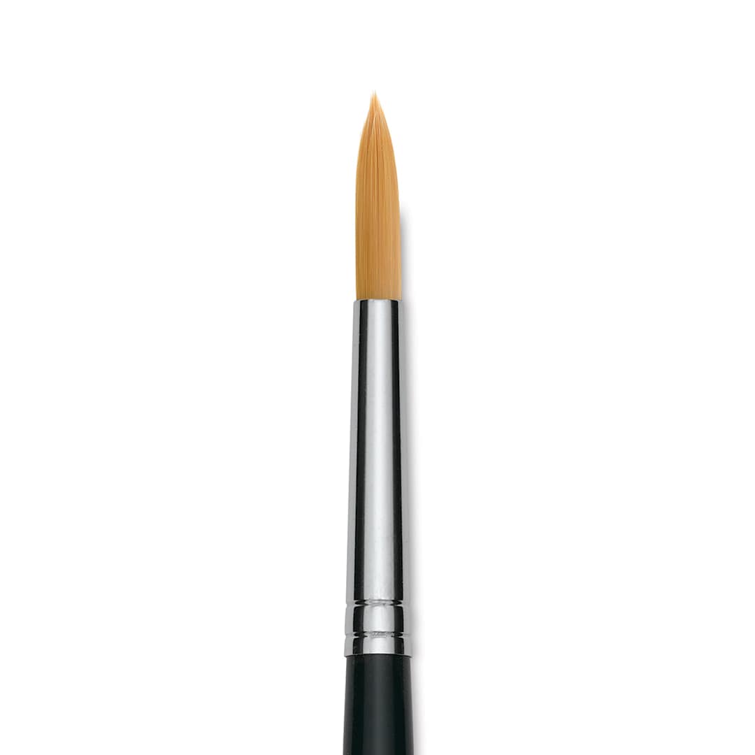 Open in modal - Da Vinci Nova Brush - Round, Long Handle, Size 14 close up