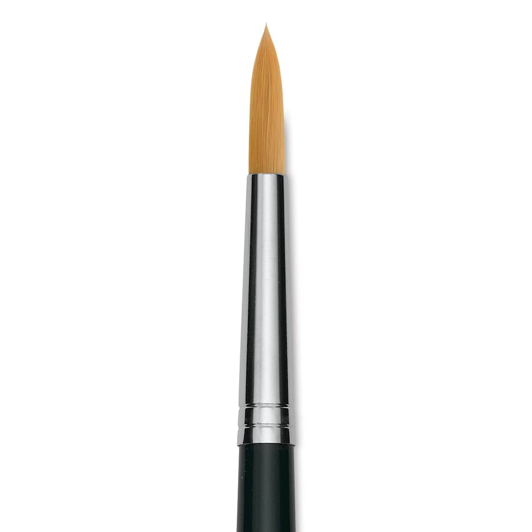 Open in modal - Da Vinci Nova Brush - Round, Long Handle, Size 18 close up