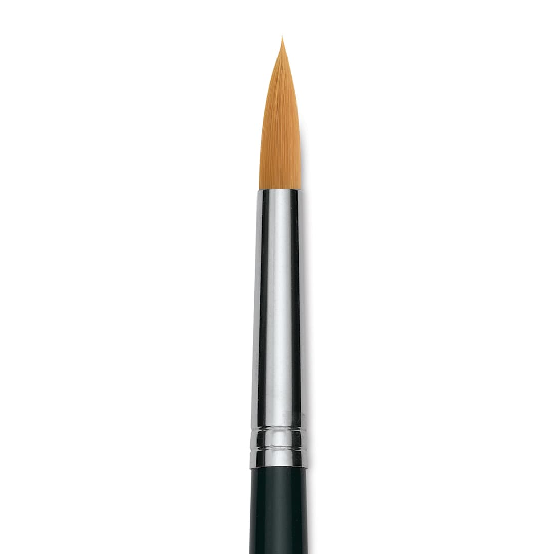 Open in modal - Da Vinci Nova Brush - Round, Long Handle, Size 20 close up