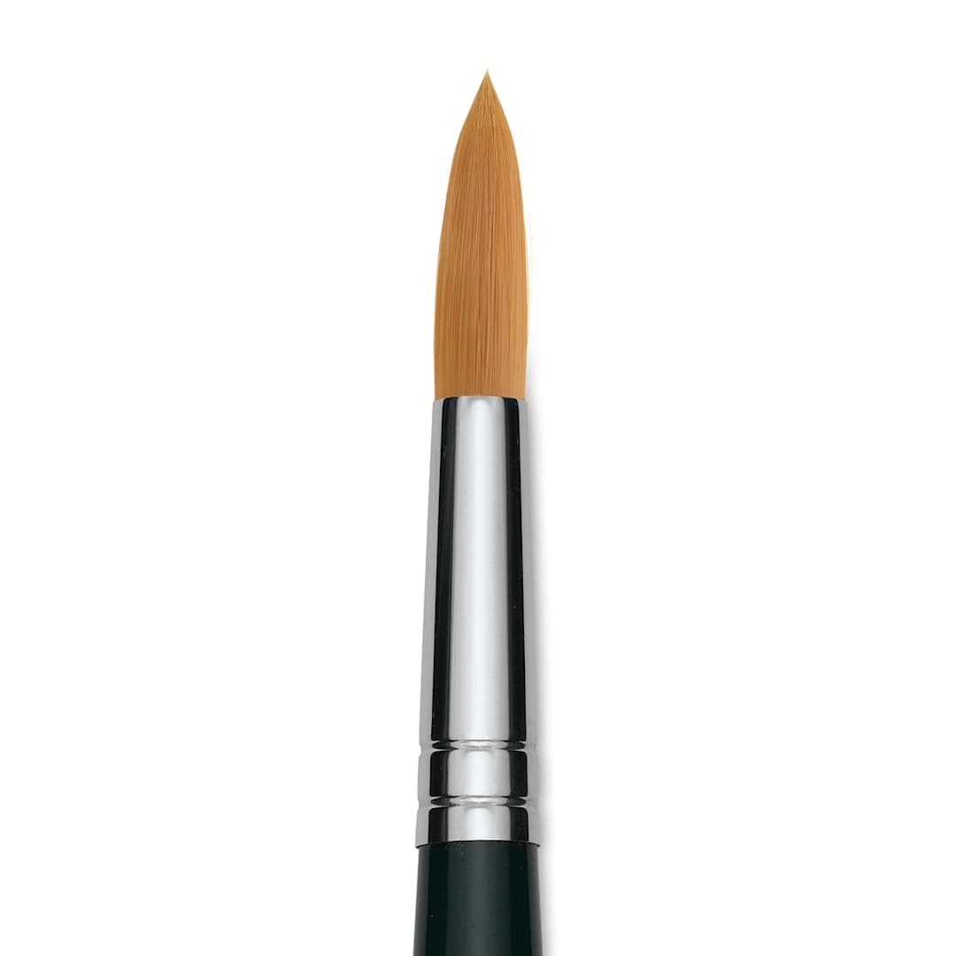 Open in modal - Da Vinci Nova Brush - Round, Long Handle, Size 28 close up