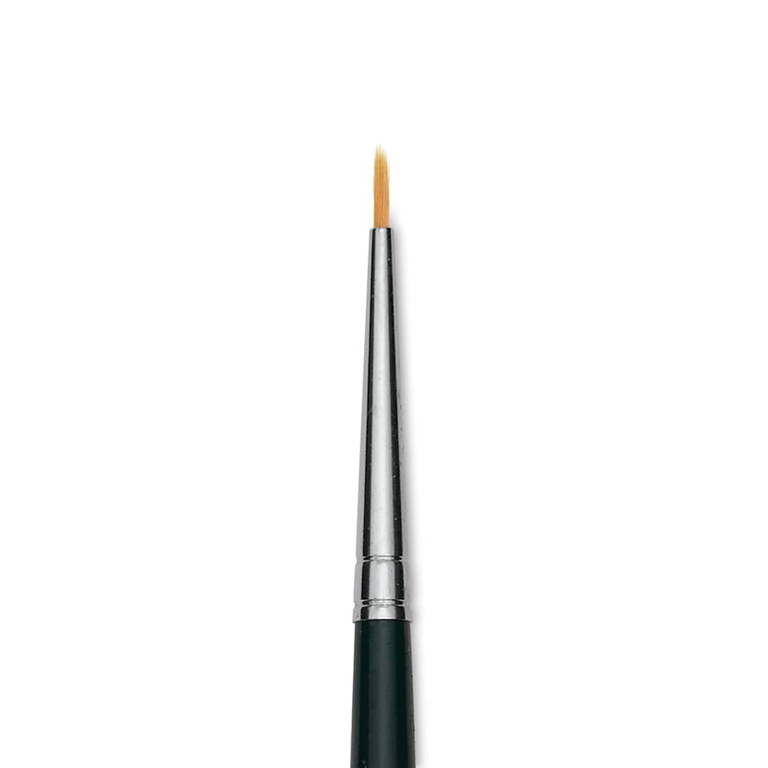 Open in modal - Da Vinci Nova Brush - Round, Long Handle, 2/0 close up