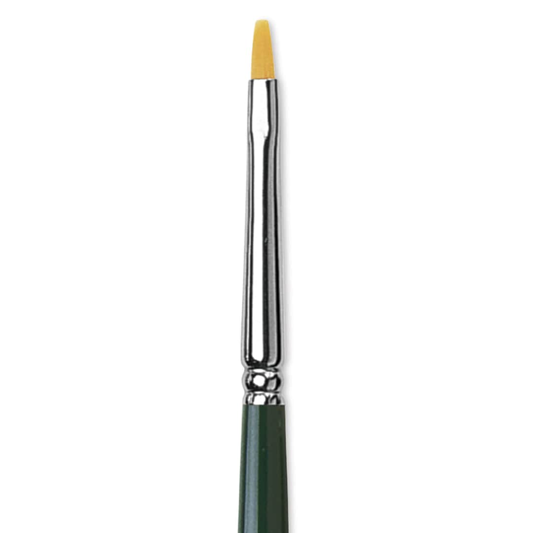 Open in modal - Da Vinci Nova Brush - Bright, Long Handle, Size 0 close up