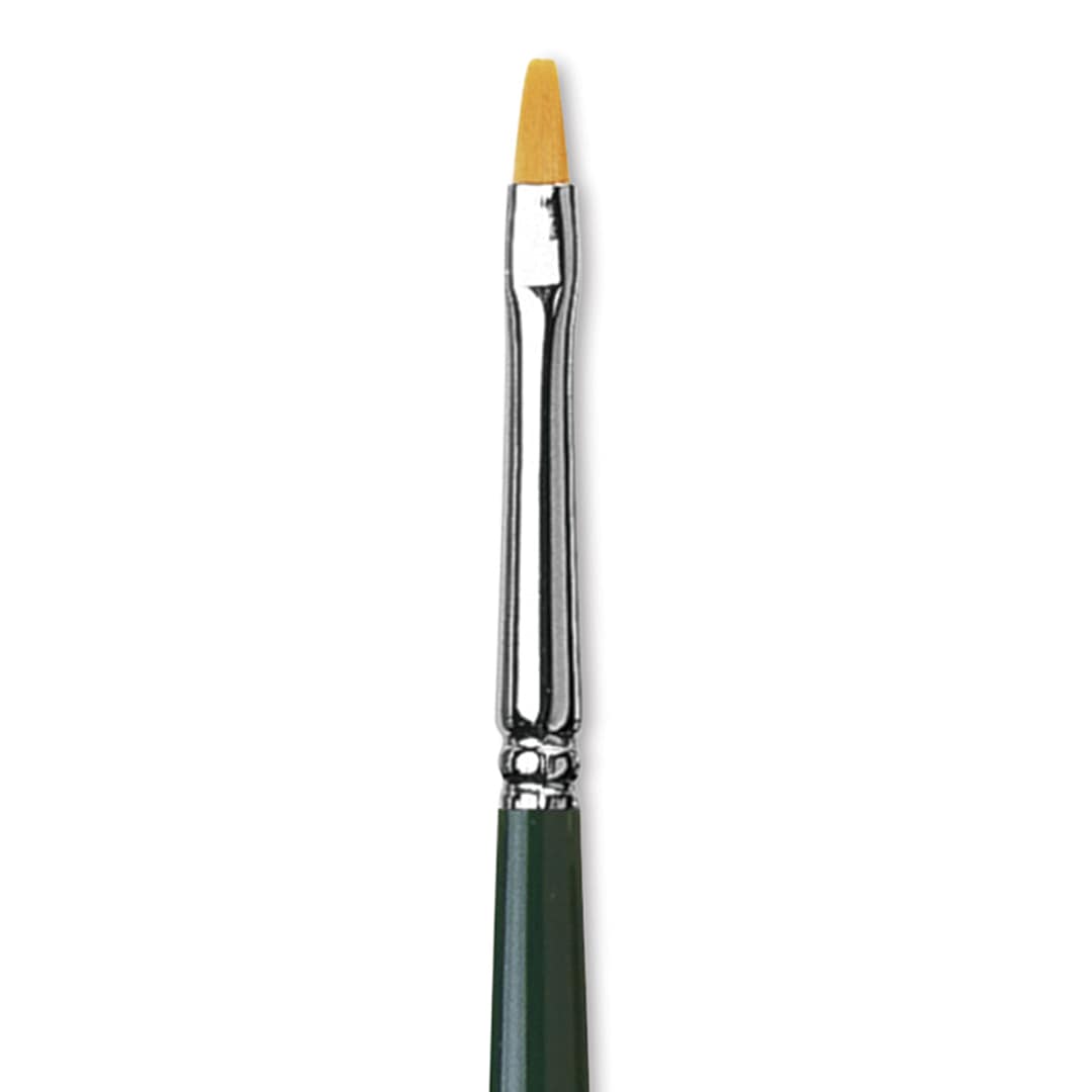 Open in modal - Da Vinci Nova Brush - Bright, Long Handle, Size 1 close up