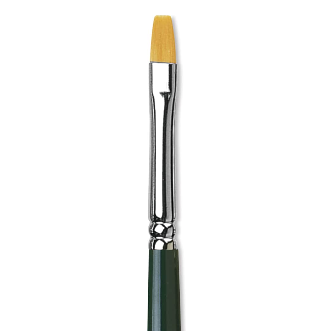 Open in modal - Da Vinci Nova Brush - Bright, Long Handle, Size 4 close up