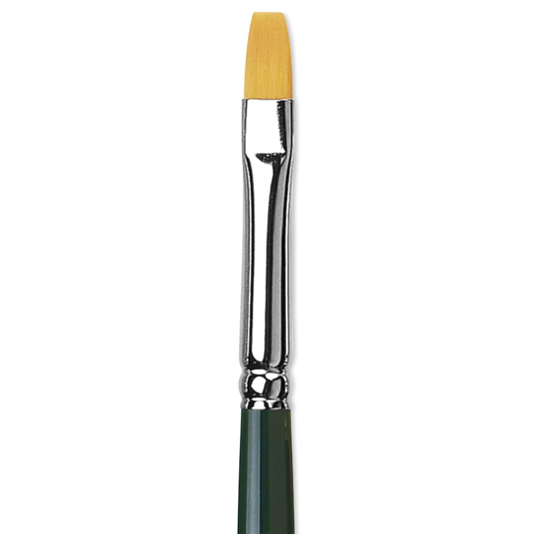 Open in modal - Da Vinci Nova Brush - Bright, Long Handle, Size 6 close up