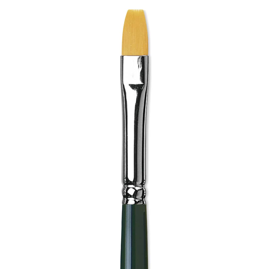 Open in modal - Da Vinci Nova Brush - Bright, Long Handle, Size 8 close up