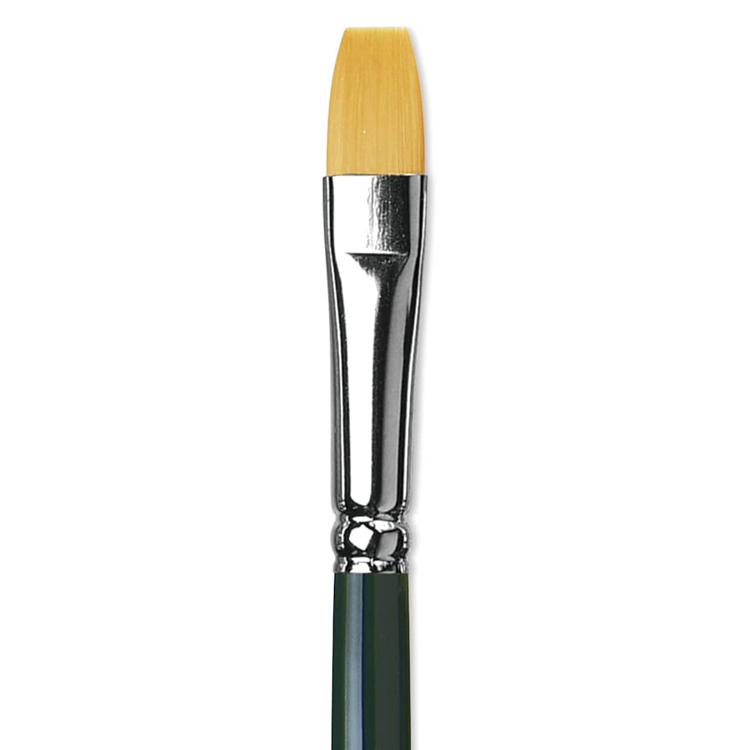 Open in modal - Da Vinci Nova Brush - Bright, Long Handle, Size 12 close up