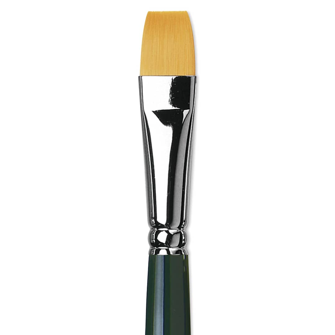Open in modal - Da Vinci Nova Brush - Bright, Long Handle, Size 14 close up