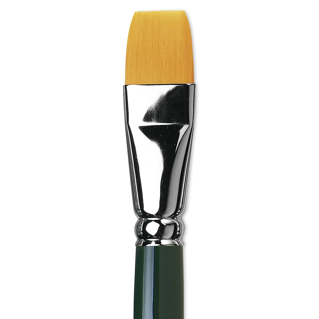 Open in modal - Da Vinci Nova Brush - Bright, Long Handle, Size 20 close up