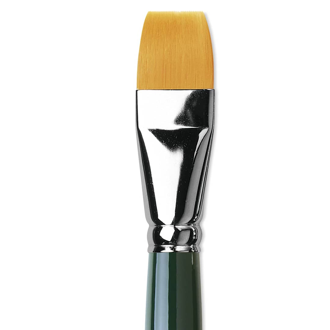 Open in modal - Da Vinci Nova Brush - Bright, Long Handle, Size 24 close up