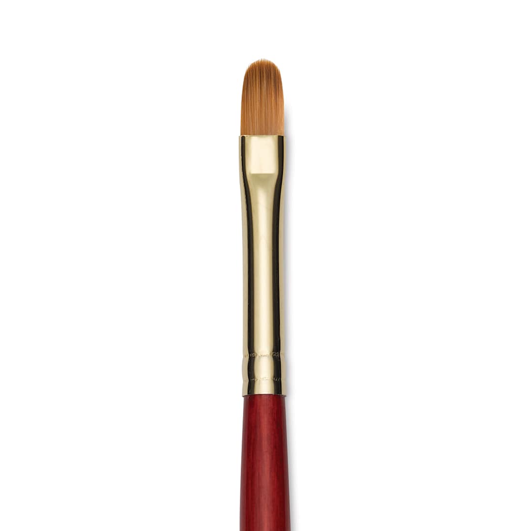 Open in modal - Princeton Synthetic Sable Brush - Filbert, Long Handle, Size 8 close up