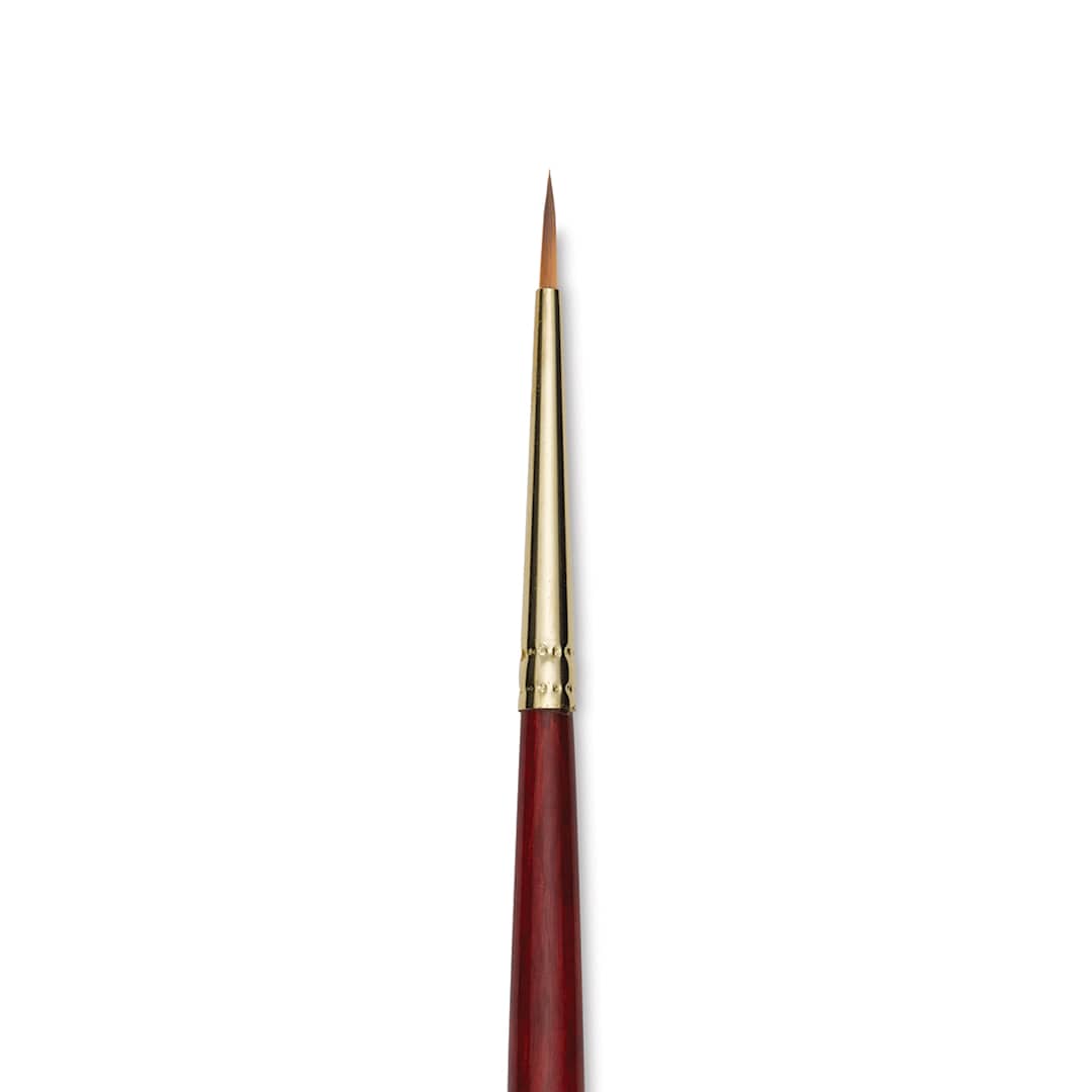 Open in modal - Princeton Synthetic Sable Brush - Round, Long Handle, Size 2 close up