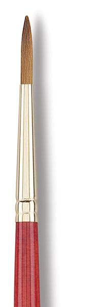 Open in modal - Heritage Series 4000 Synthetic Brushes - Closeup of single Round Brush