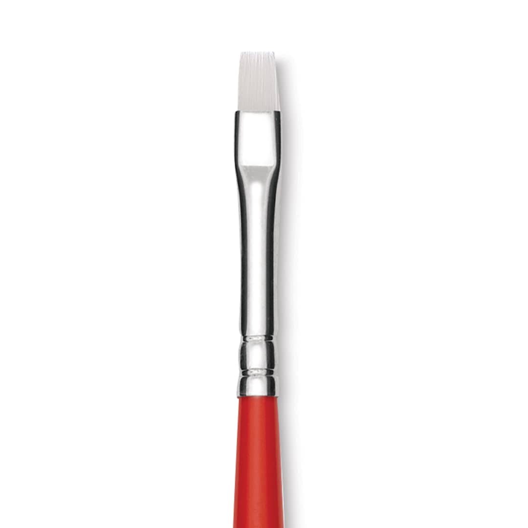 Open in modal - Winsor & Newton University Brush - Bright, Long Handle, Size 1