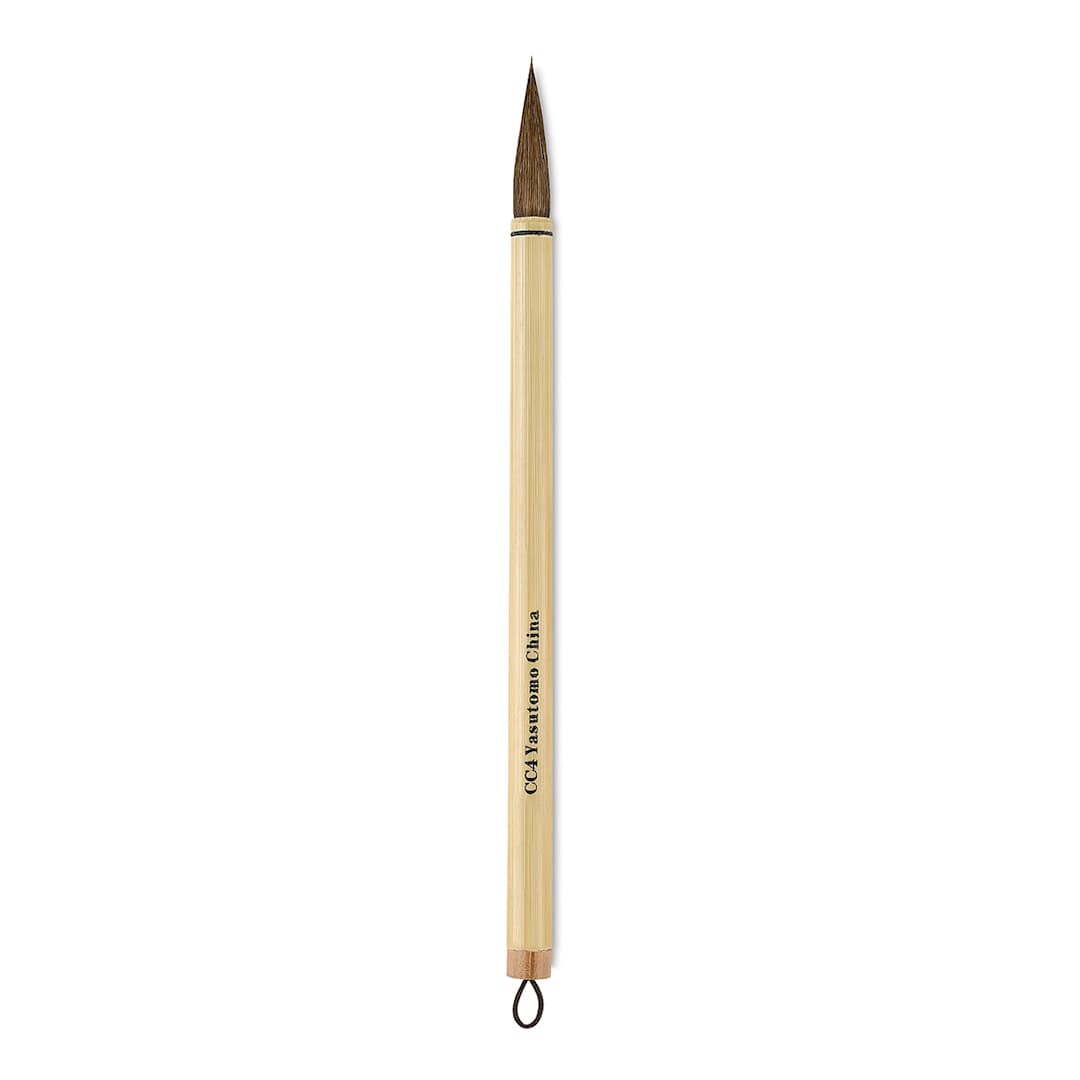 Open in modal - Yasutomo Bamboo Calligraphy Brush - Size 4