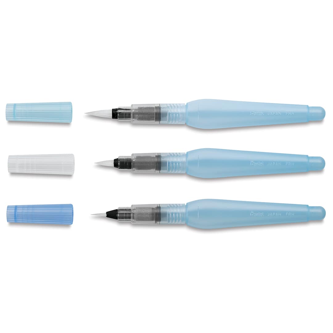 Open in modal - Pentel Aquash Water Brush - Set of 3