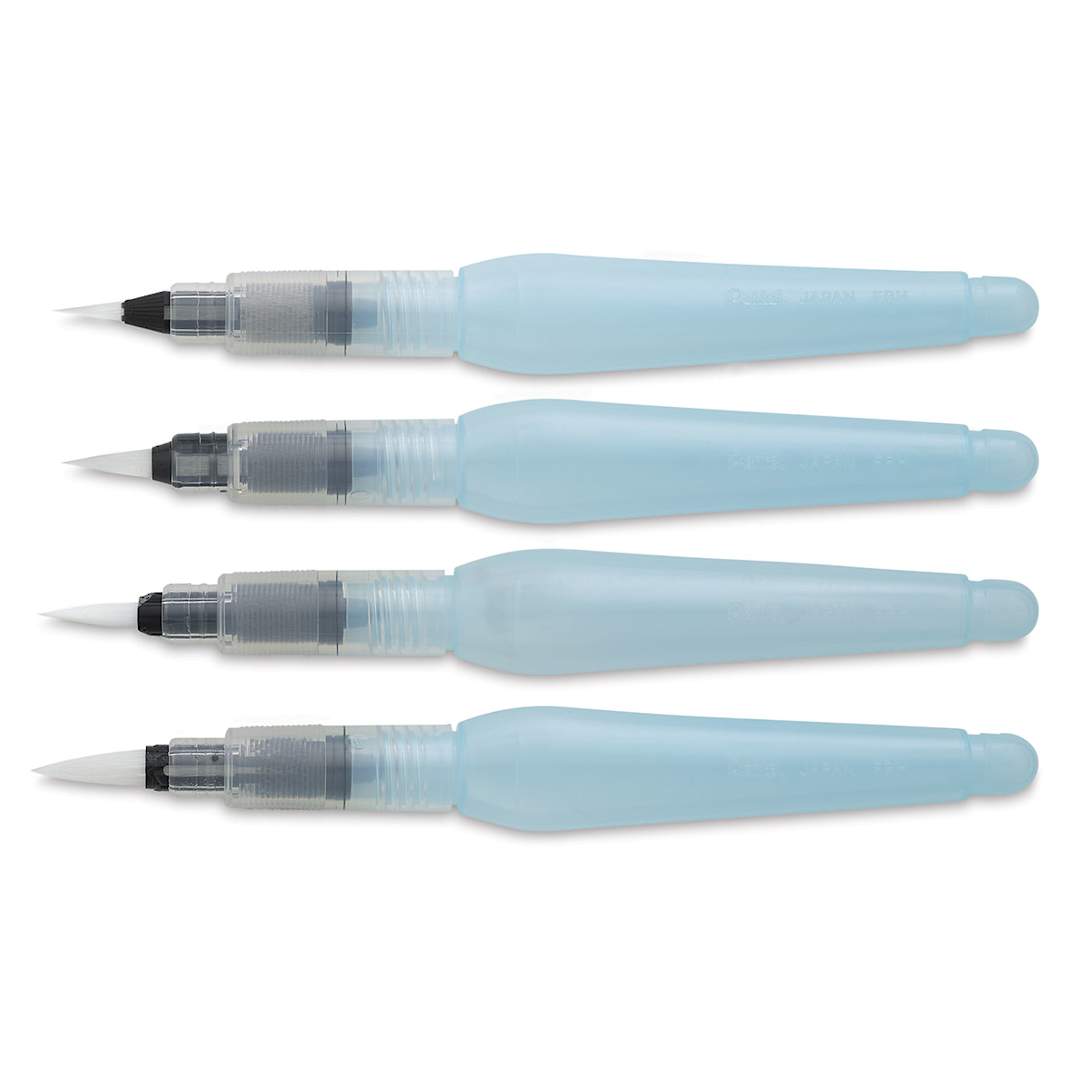 Open in modal - Pentel Aquash Water Brush - Set of 4