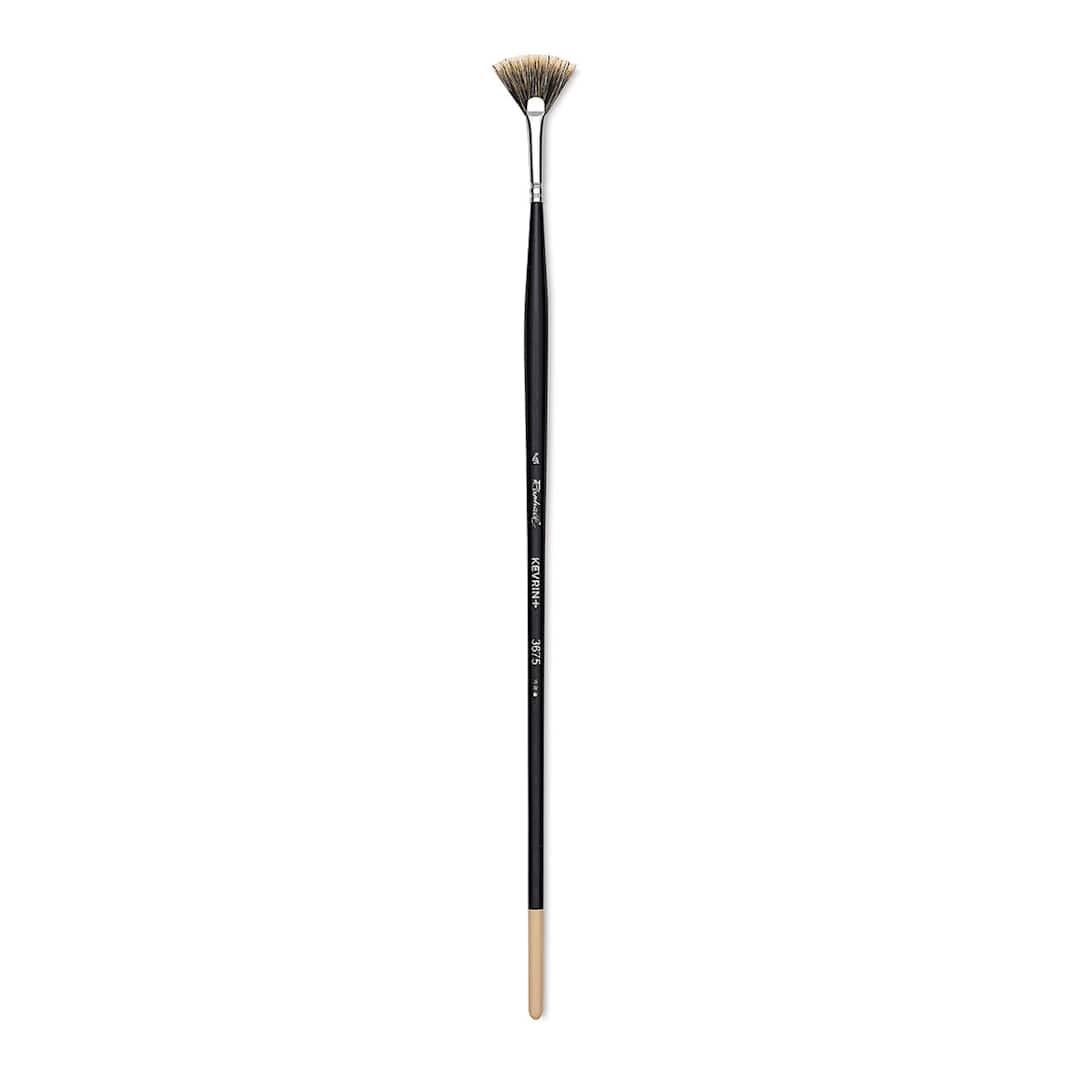 Open in modal - Raphaël Kevrin+ Brush - Fan, Long Handle, Size 4