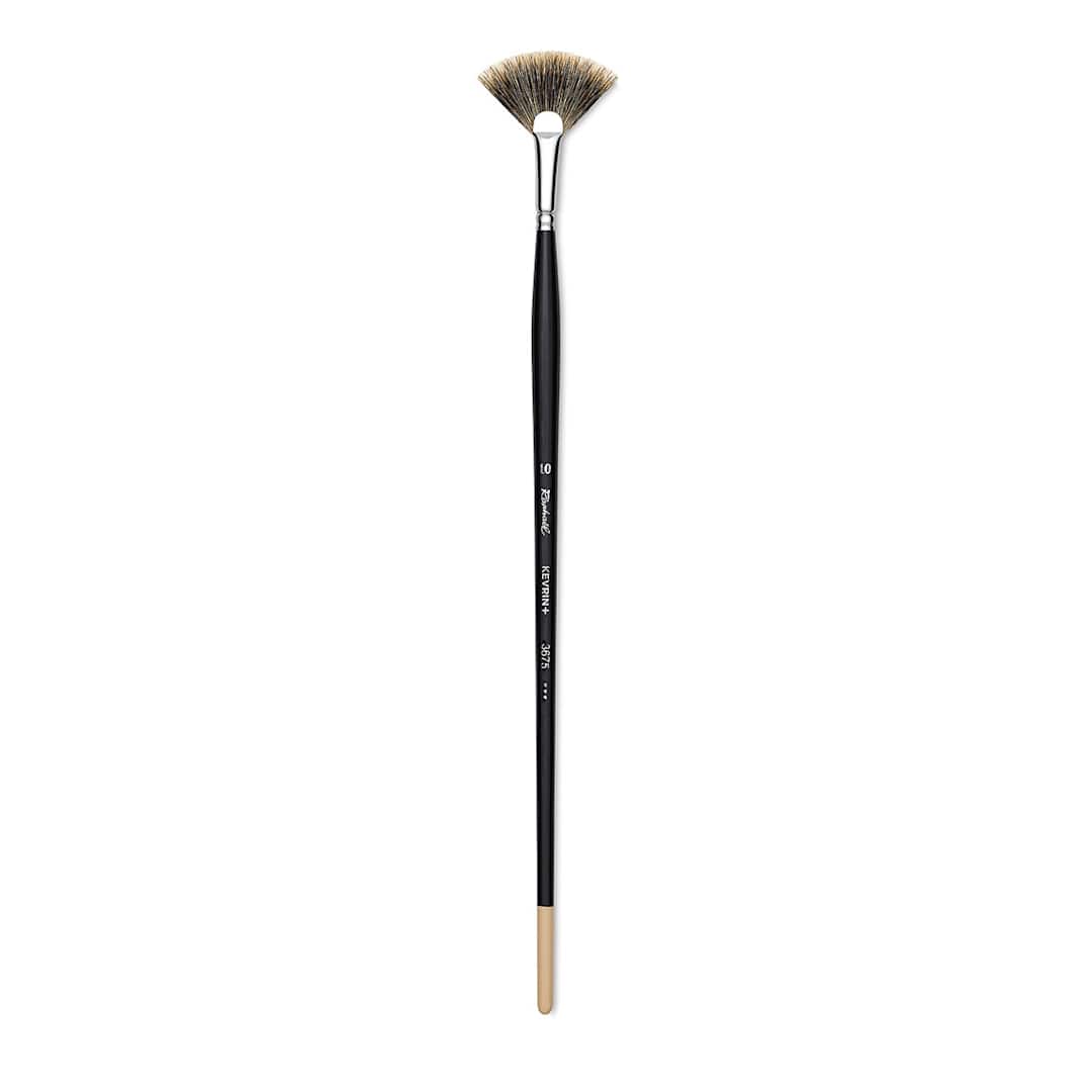 Open in modal - Raphaël Kevrin+ Brush - Fan, Long Handle, Size 10
