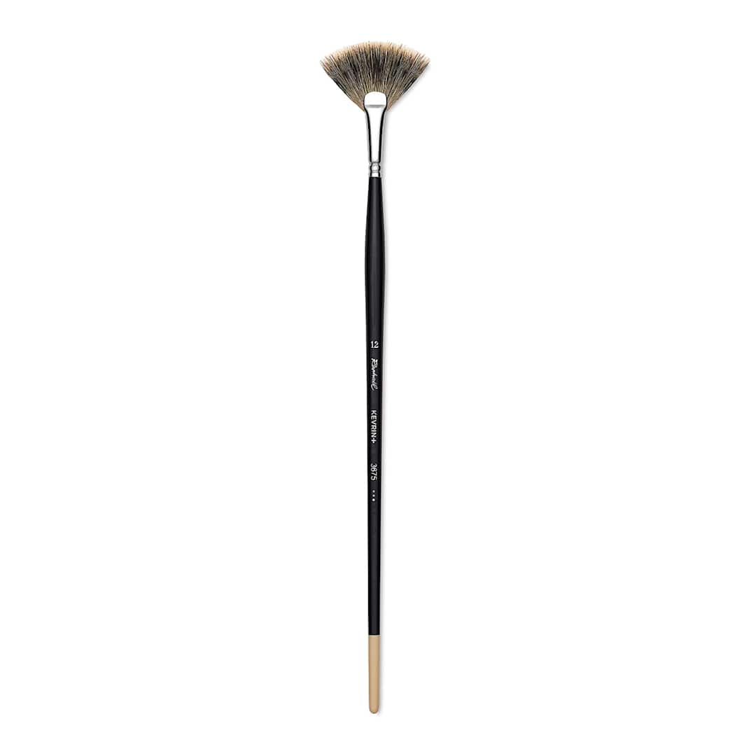 Open in modal - Raphaël Kevrin+ Brush - Fan, Long Handle, Size 12