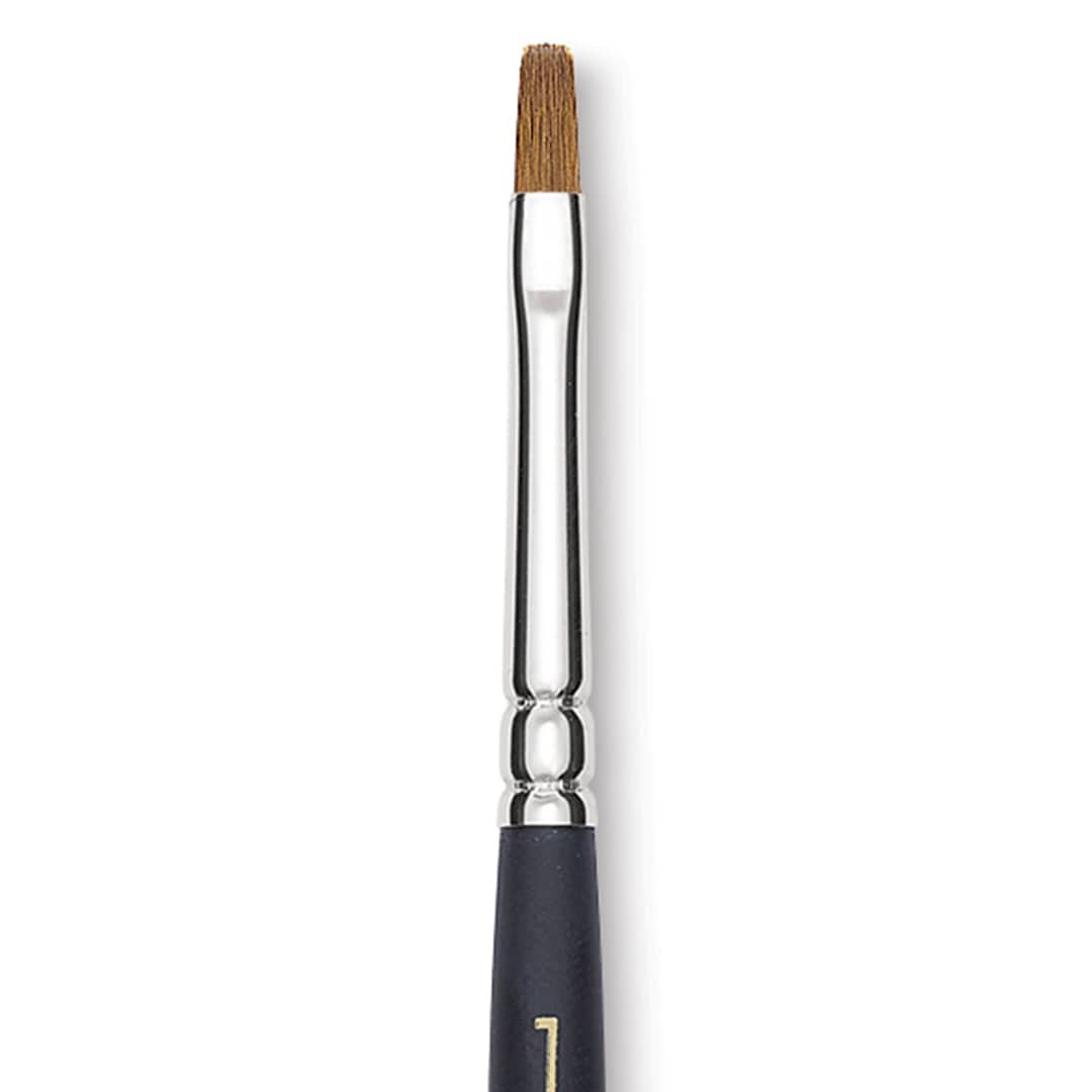 Open in modal - Blick Masterstroke Finest Red Sable Brush - Bright, Size 1, Short Handle close-up