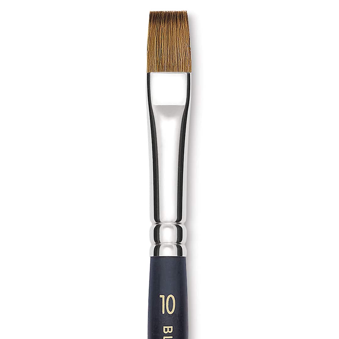 Open in modal - Blick Masterstroke Finest Red Sable Brush - Bright, Size 10, Short Handle close-up