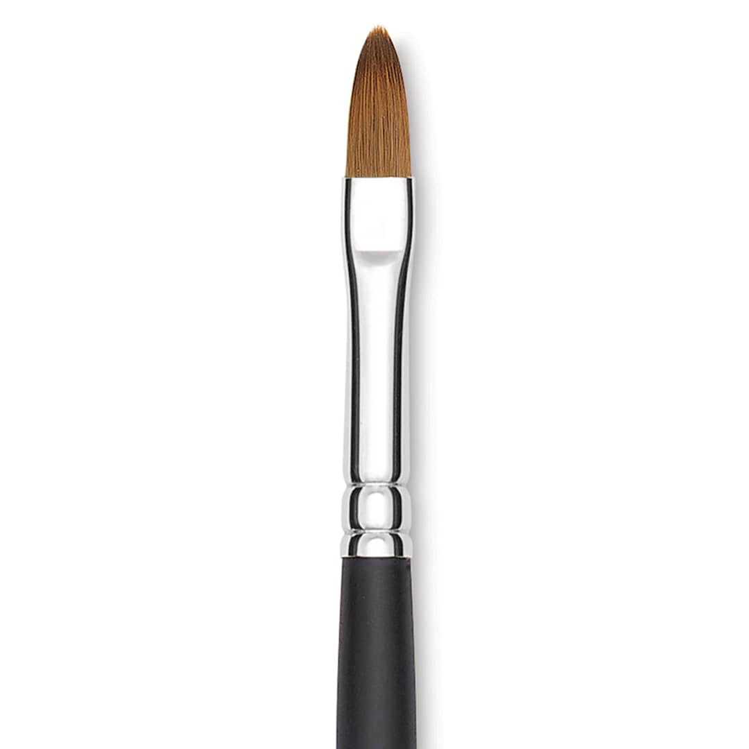 Open in modal - Blick Masterstroke Finest Red Sable Brush - Filbert, Size 8, Long Handle close-up