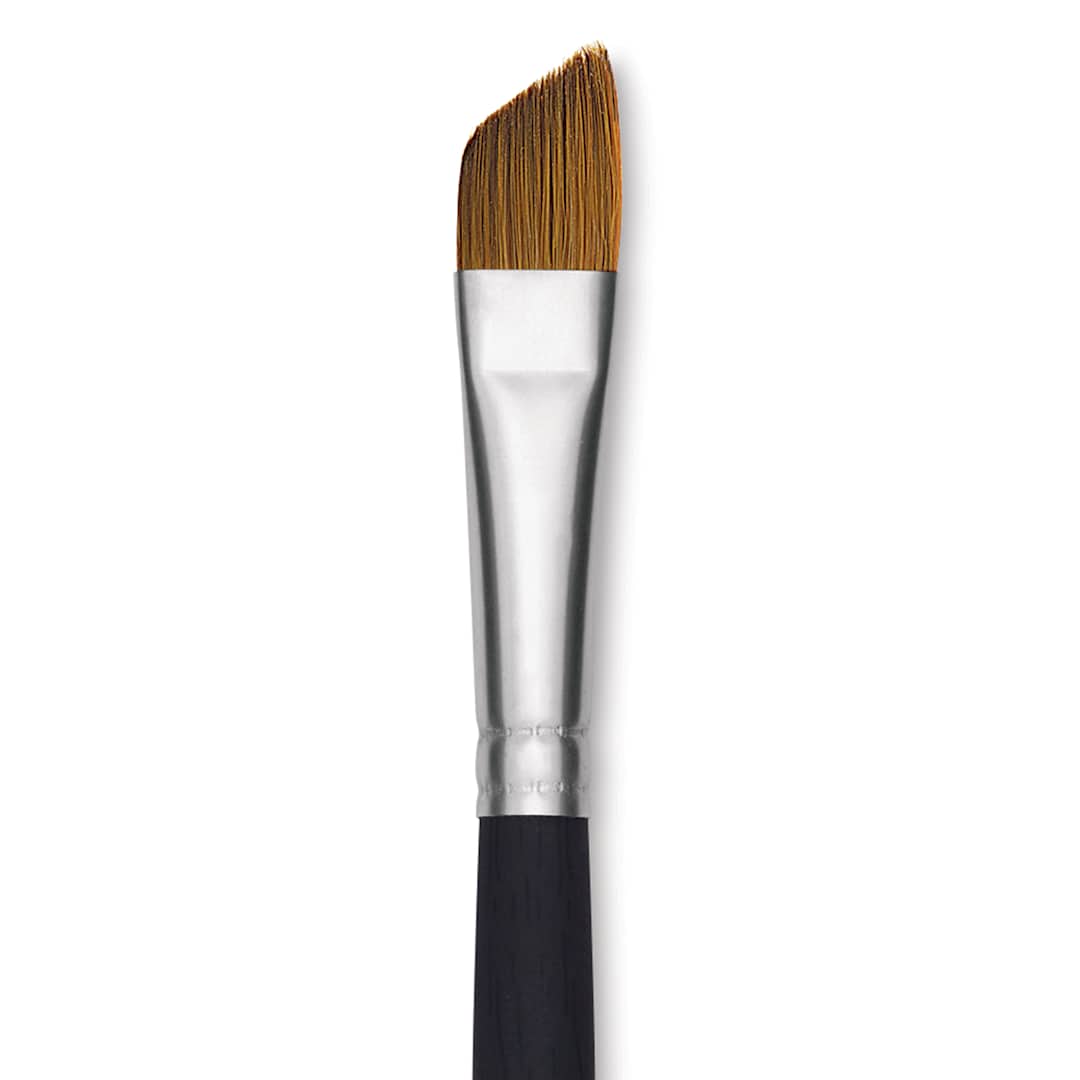 Open in modal - Princeton Aqua Elite Series 4850 Brush - Angle Shader, Size 1/2", Short Handle, close up