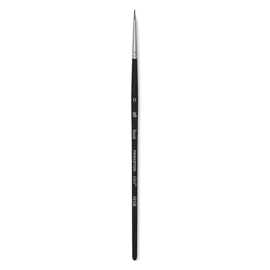 Open in modal - Princeton Aqua Elite Series 4850 Synthetic Brush- Round, Size 0, Short Handle
