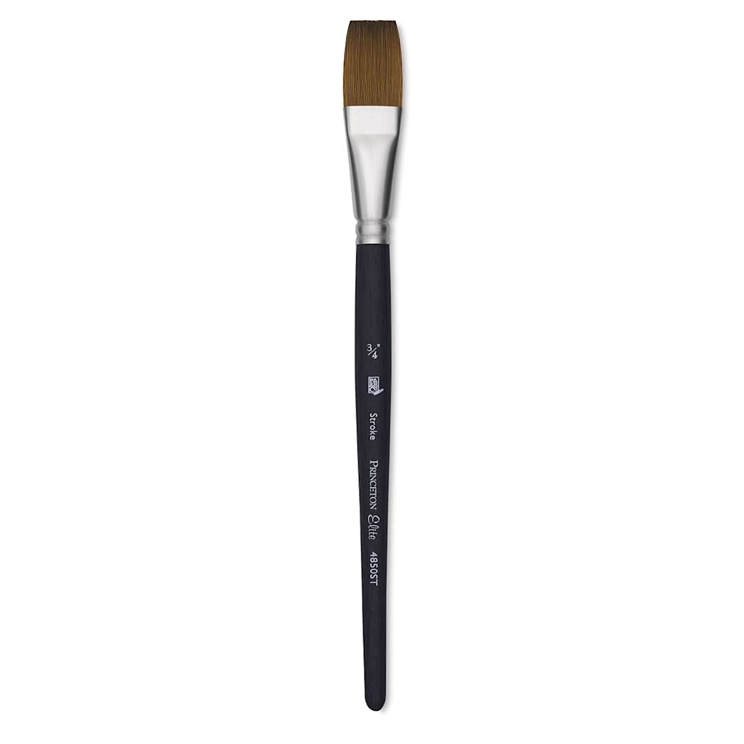 Open in modal - Princeton Aqua Elite Series 4850 Synthetic Brush - Stroke, Size 3/4", Short Handle