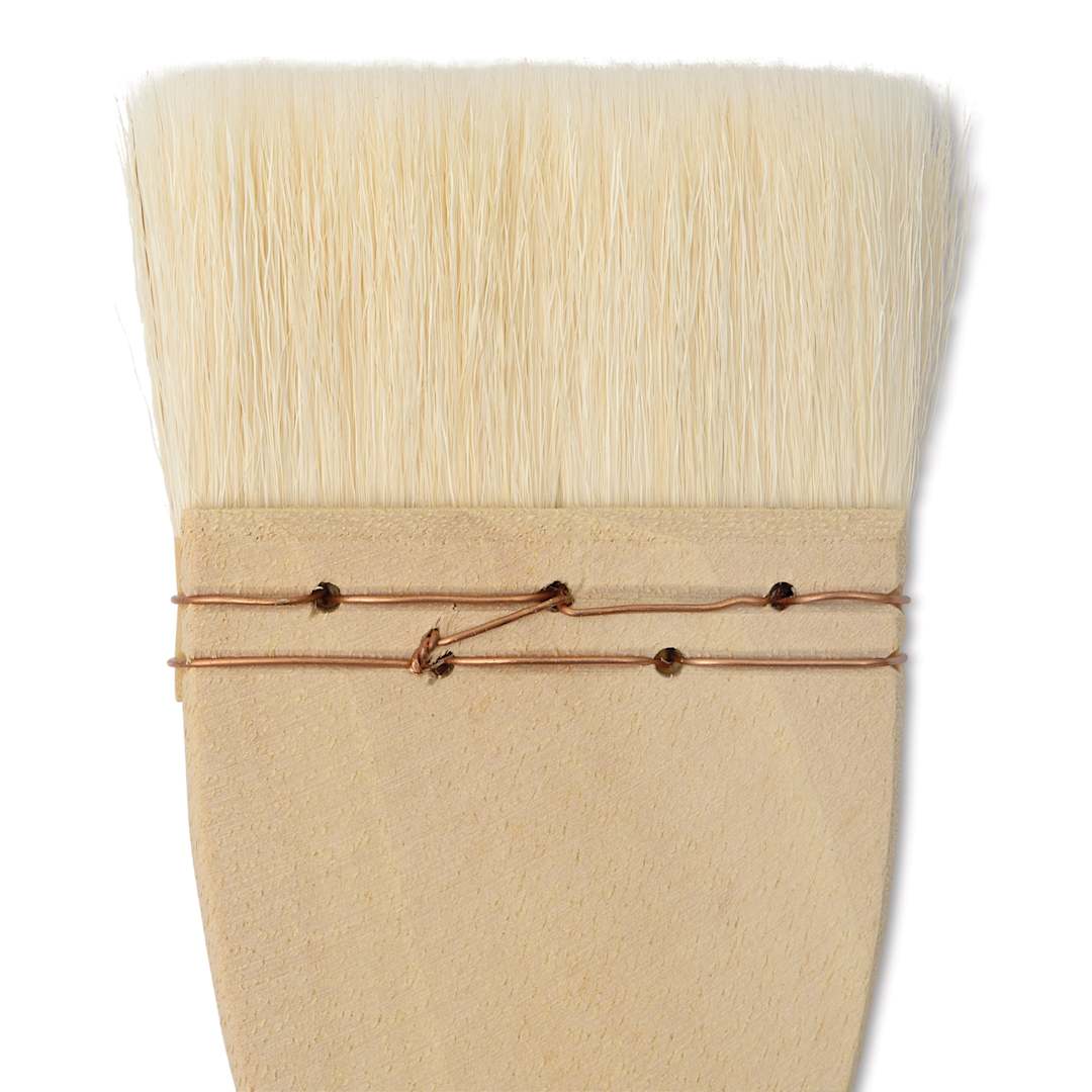 Open in modal - Silver Brush Atelier Flat Hake Brush - Size 20, Long Handle