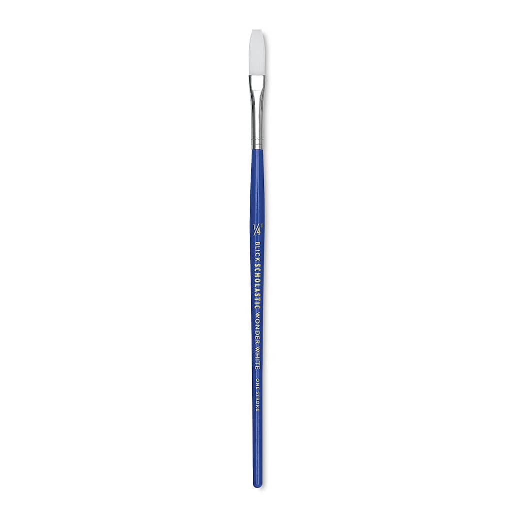 Open in modal - Blick Scholastic Wonder White Brush - One-Stroke, 1/4''