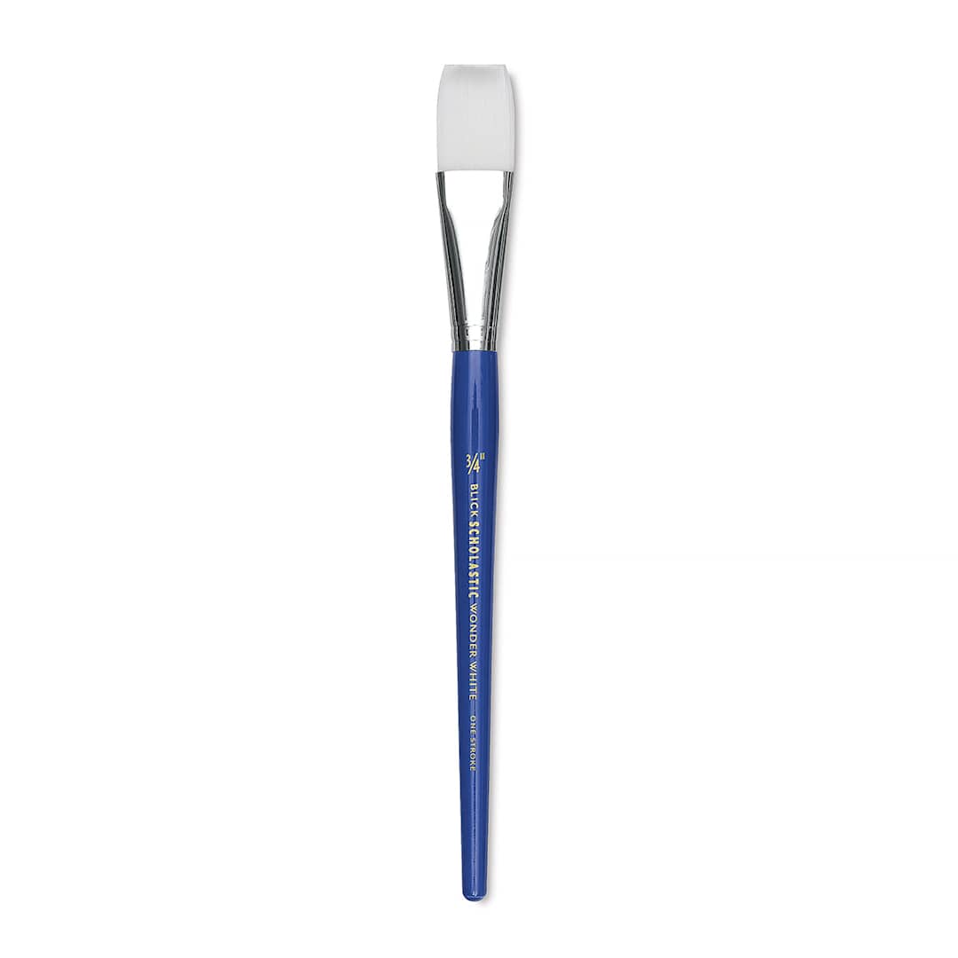 Open in modal - Blick Scholastic Wonder White Brush - One-Stroke, 3/4''
