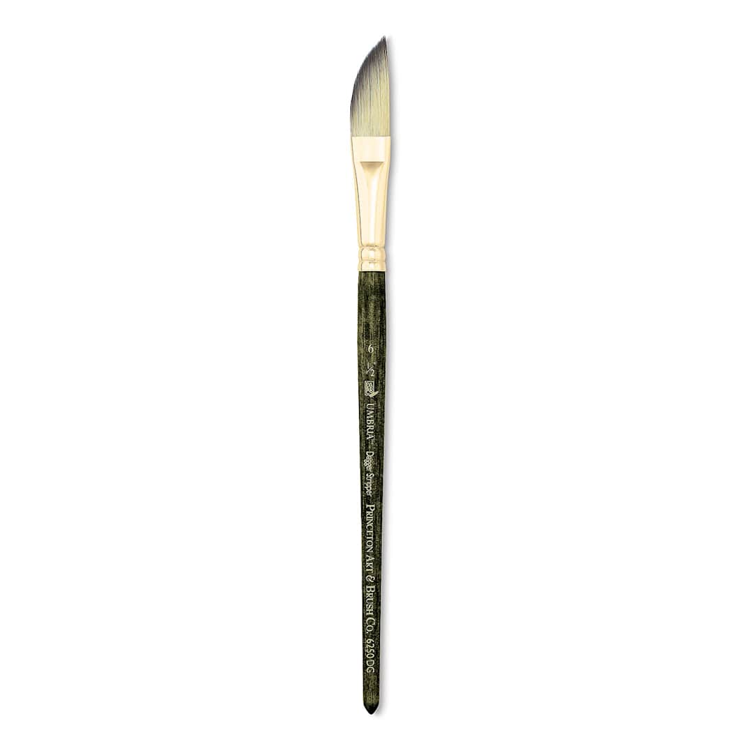 Open in modal - Princeton Umbria Brush - Dagger Striper, Short Handle, Size 6