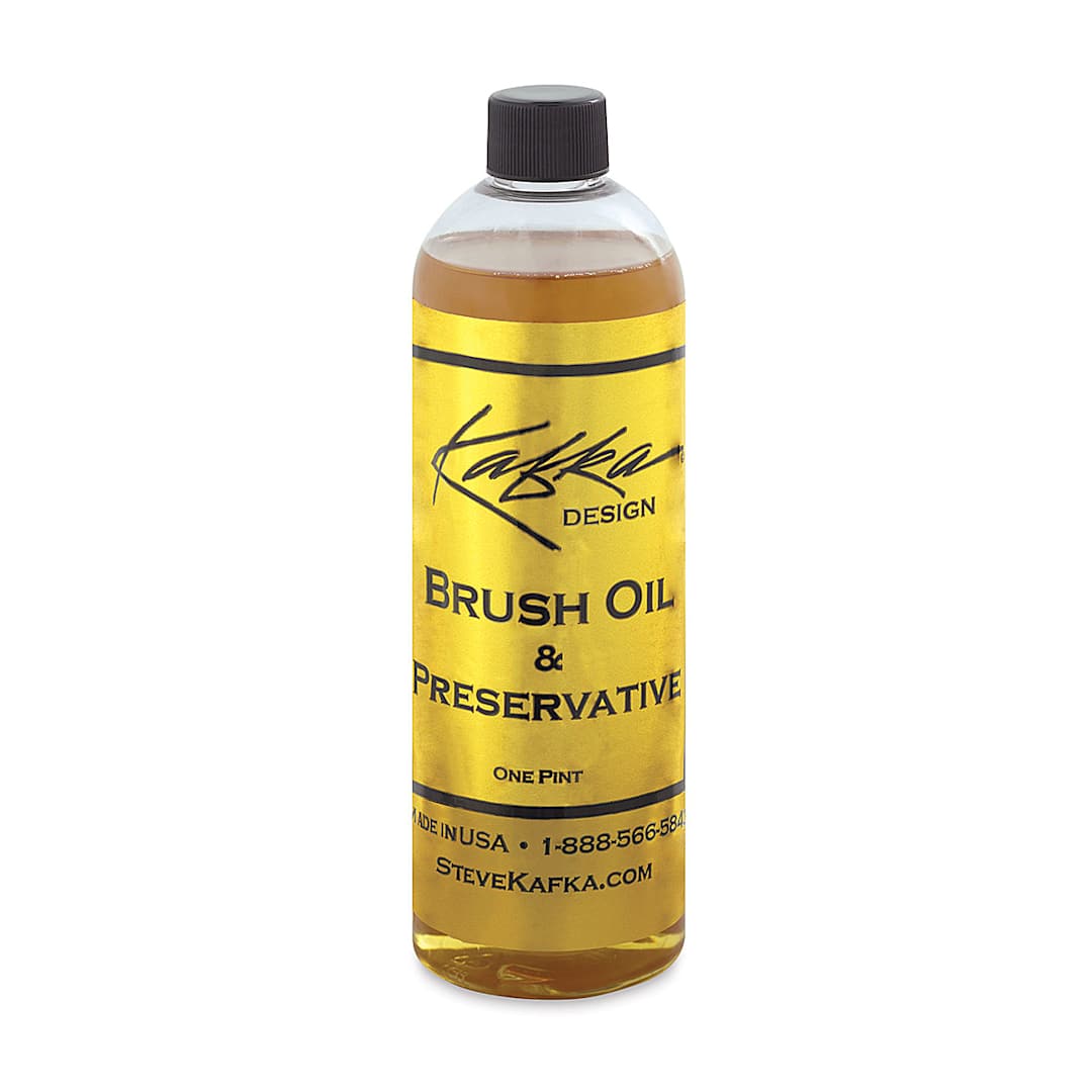 Open in modal - Kafka Brush Oil and Preservative - Front of bottle
