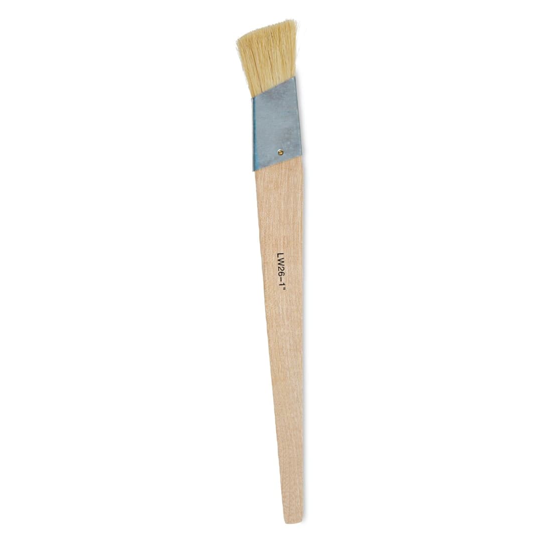 Open in modal - Royal & Langnickel Bristle Angular Fitch Brush - Size 1", Short Handle