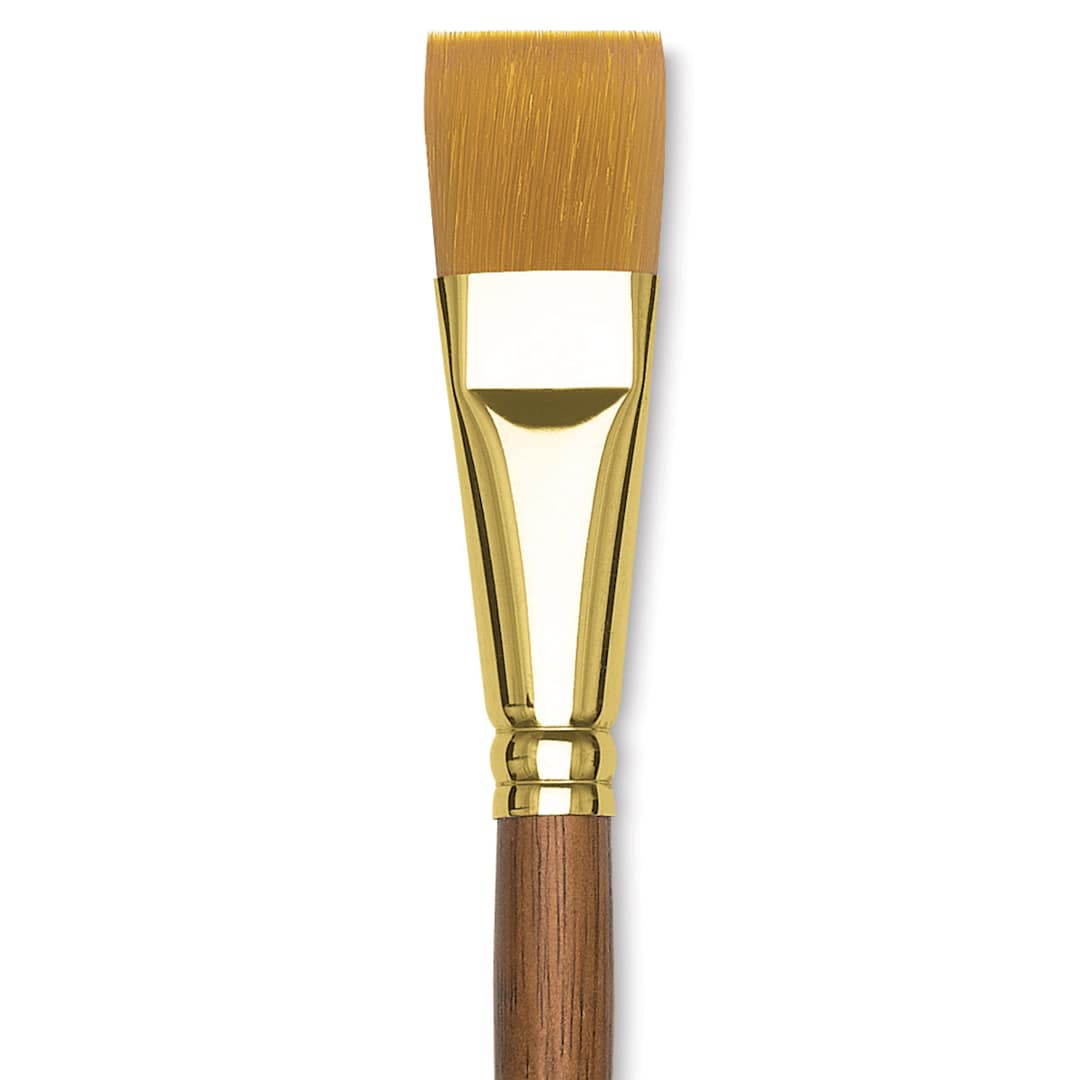 Open in modal - Blick Studio Decorative Brush - Wash, Short Handle, 3/4" close up