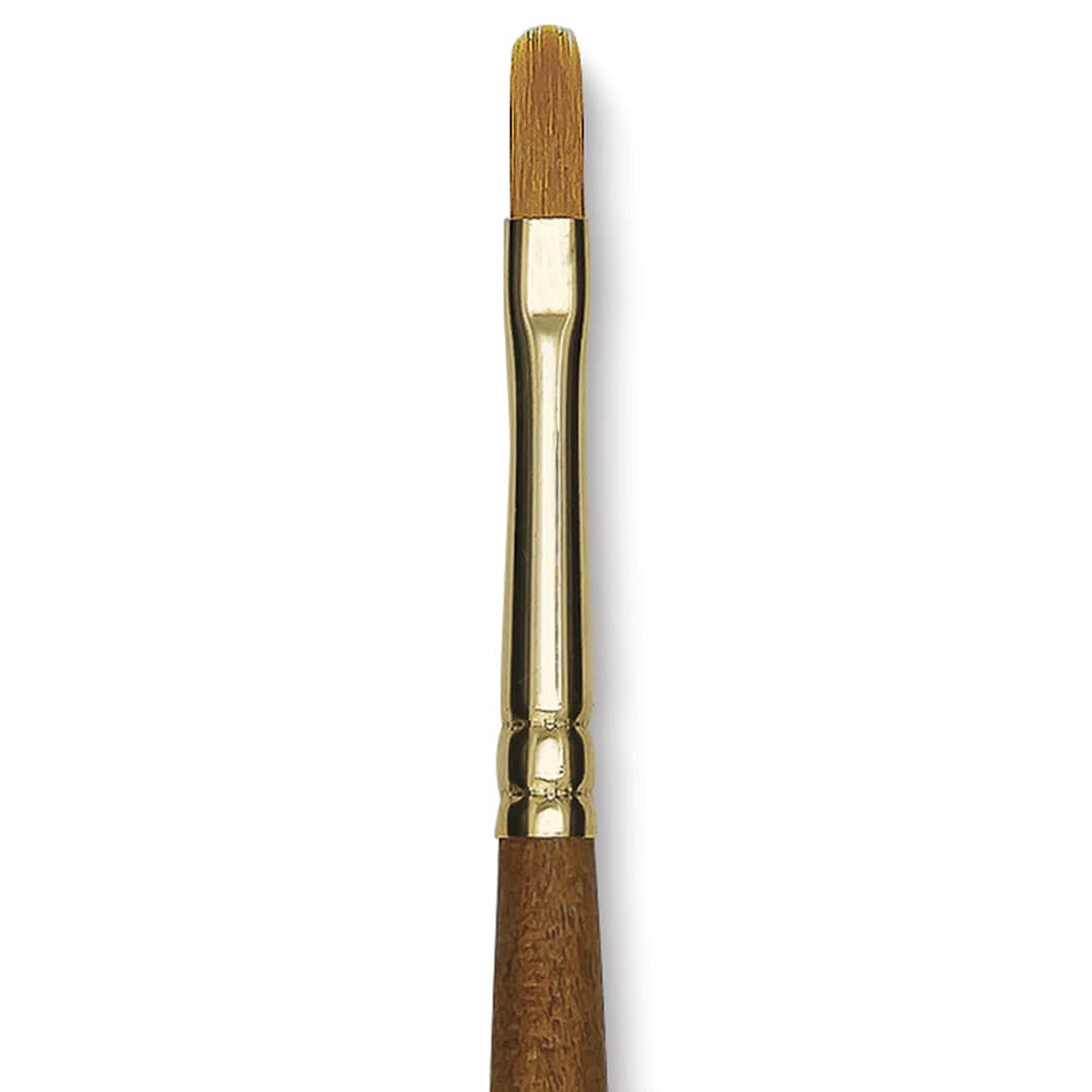 Open in modal - Blick Studio Decorative Brush - Filbert, Short Handle, Size 4 close up