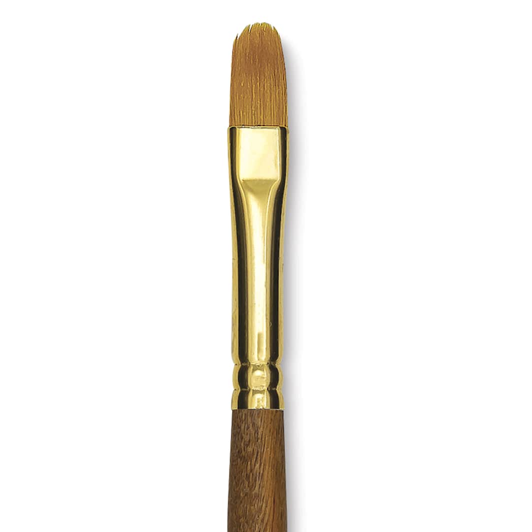 Open in modal - Blick Studio Decorative Brush - Filbert, Short Handle, Size 8 close up