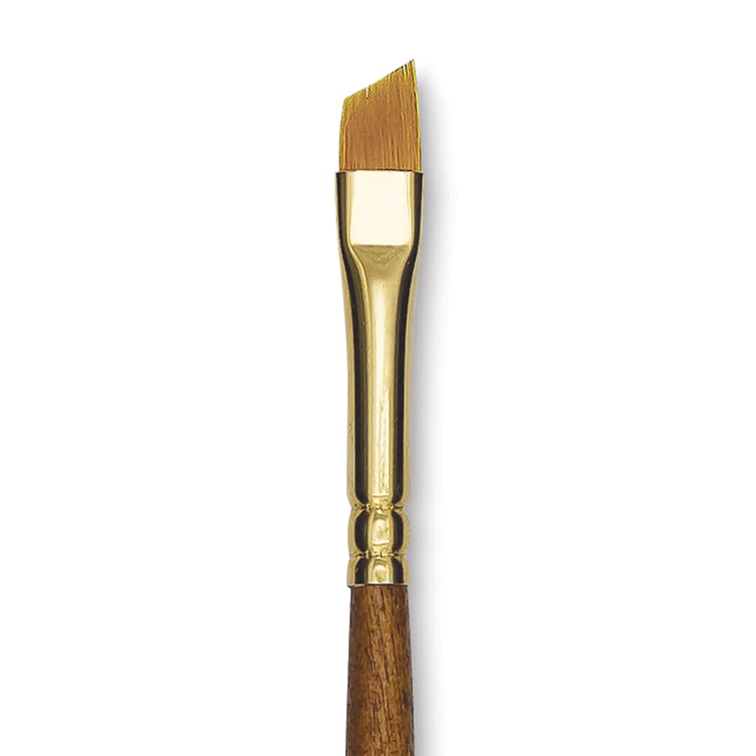 Open in modal - Blick Studio Decorative Brush - Angular, Short Handle, 1/4" close up