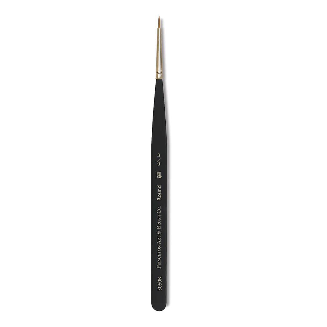 Open in modal - Princeton Mini Brush - Round, Mini Handle, 3/0