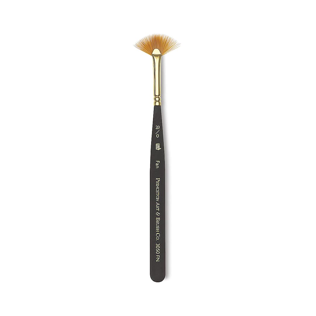 Open in modal - Princeton Mini Brush - Fan, Mini Handle, 20/0