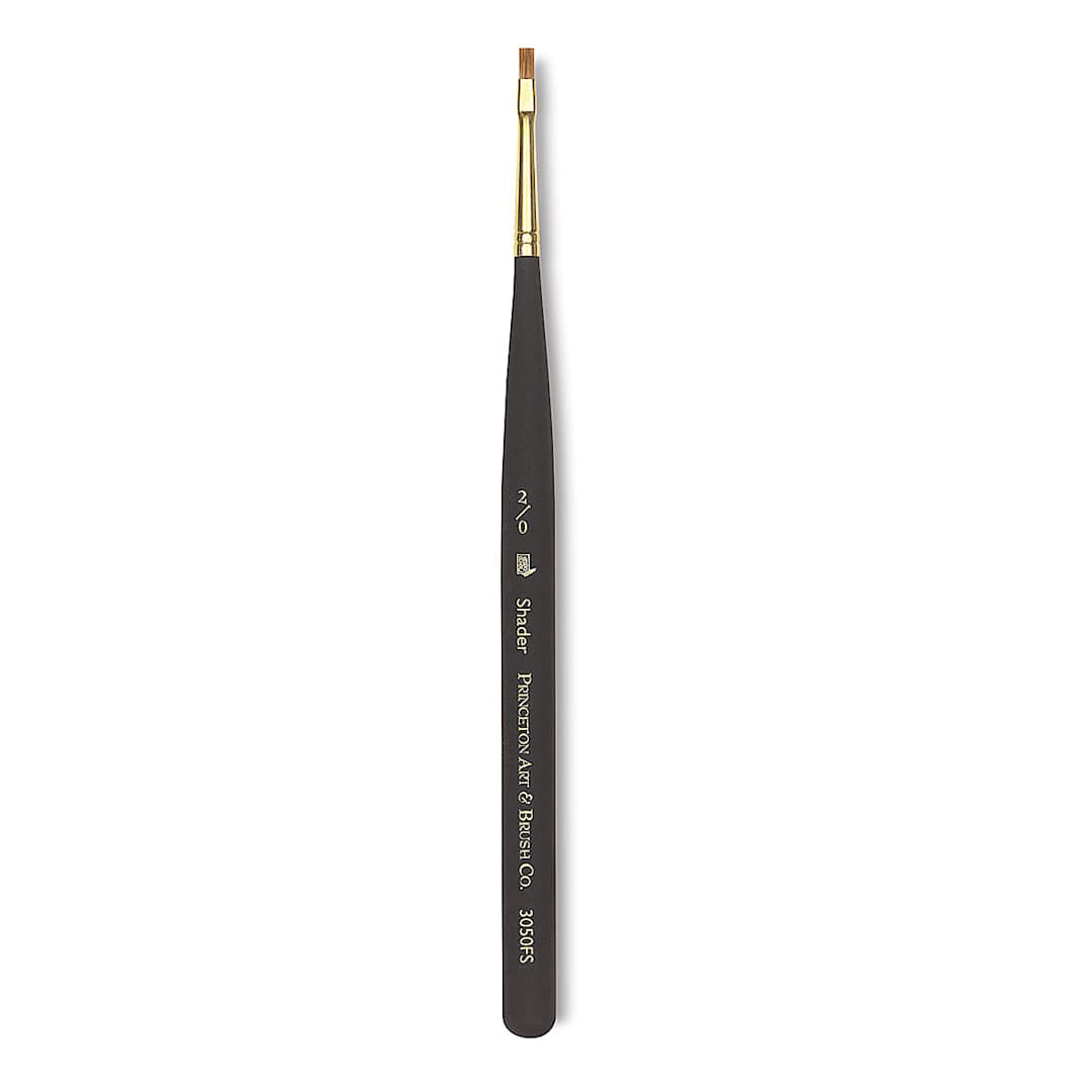 Open in modal - Princeton Mini Brush - Flat Shader, Mini Handle, 2/0