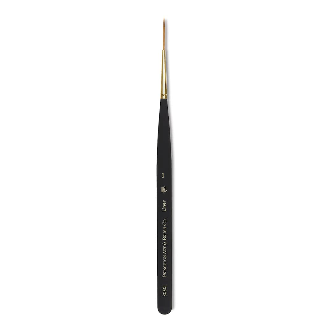 Open in modal - Princeton Mini Brush - Liner, Mini Handle, Size 1
