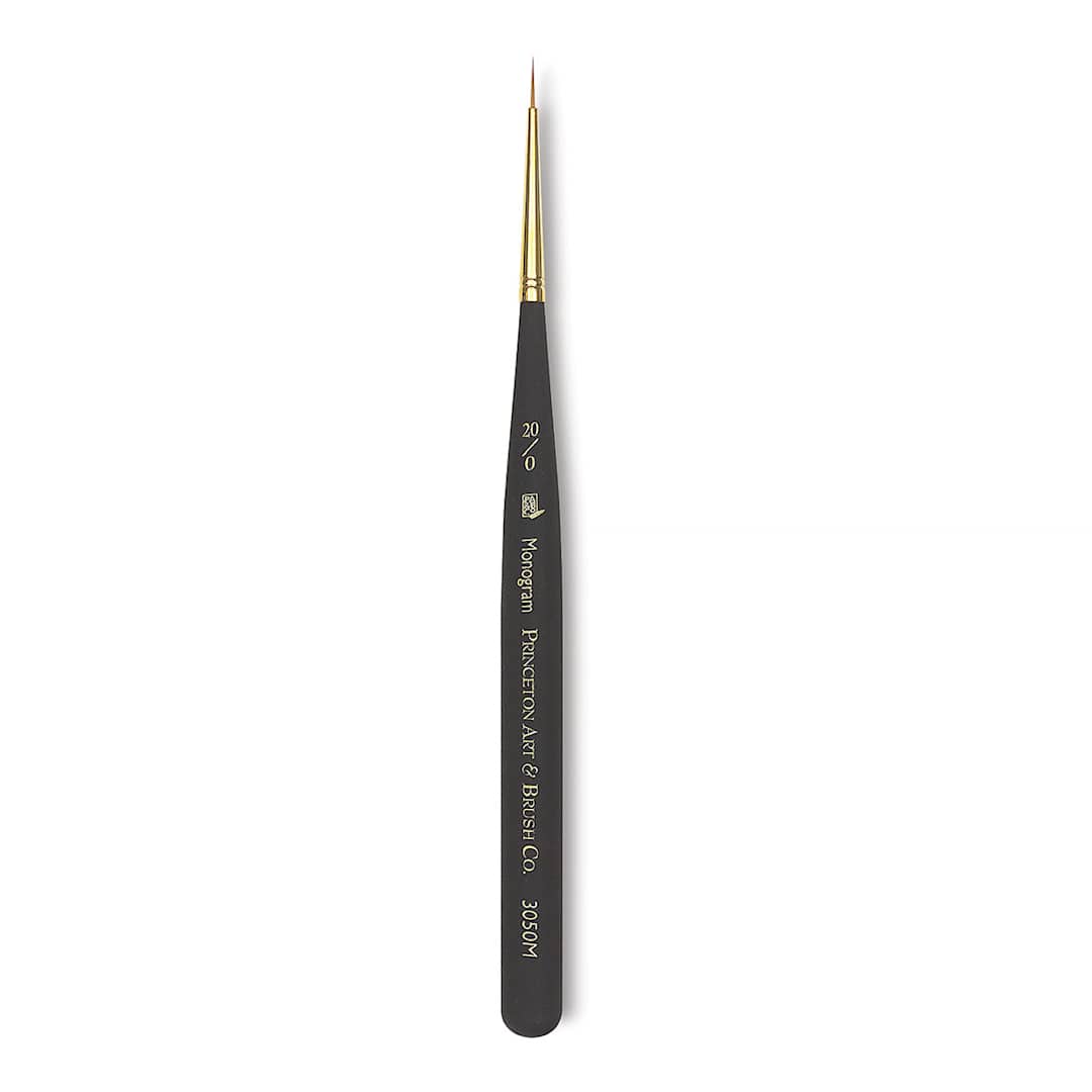Open in modal - Princeton Mini Brush - Monogram, Mini Handle, 20/0