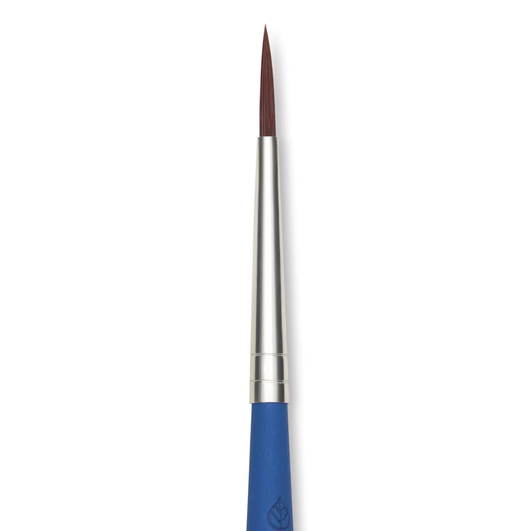 Open in modal - Da Vinci Forte Basic Synthetic Brush - Round, Short Handle, Size 2, close-up