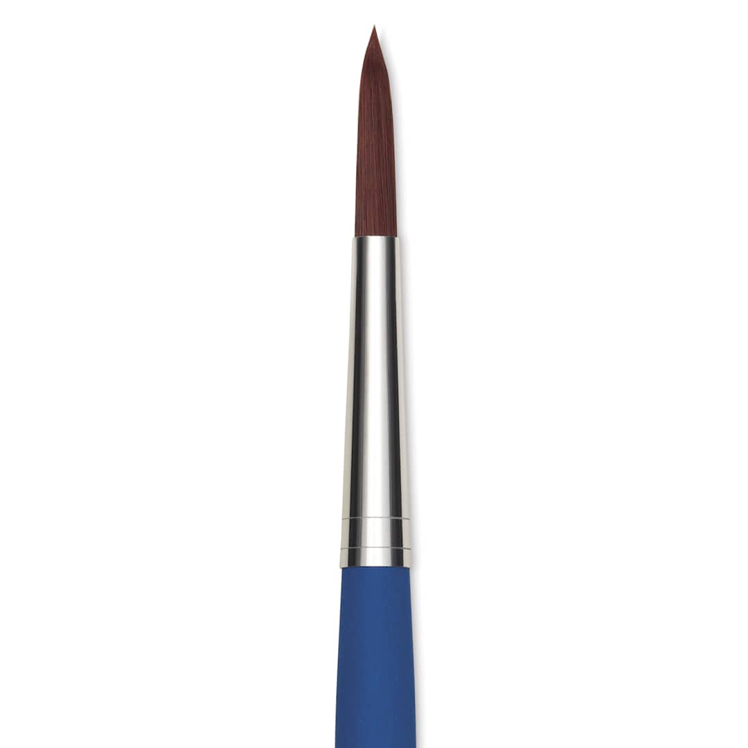 Open in modal - Da Vinci Forte Basic Synthetic Brush - Round, Short Handle, Size 10, close-up