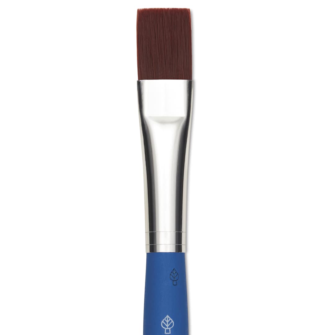 Open in modal - Da Vinci Forte Basic Synthetic Brush - Flat, Short Handle, Size 16, close-up
